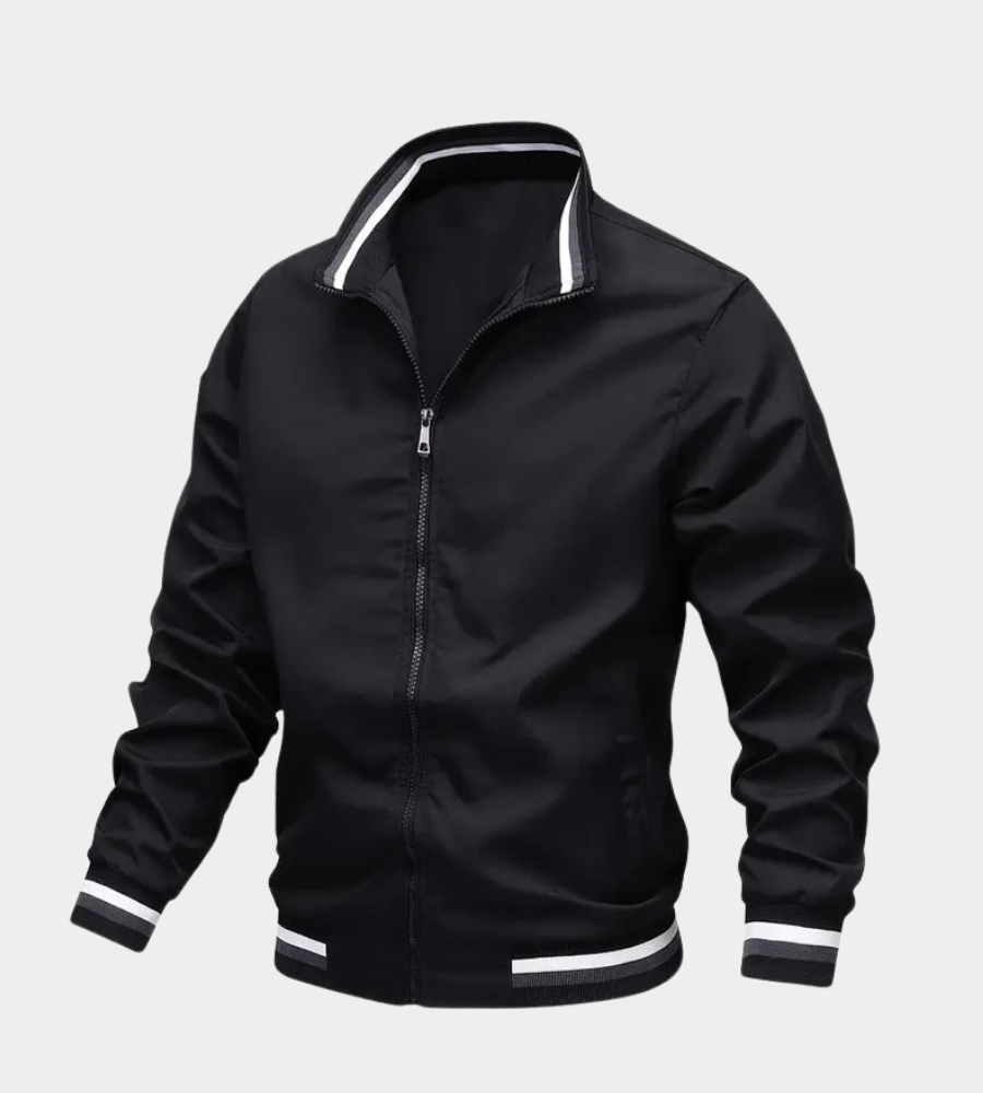 Men's Essential Bomber Jacket | Classic Black