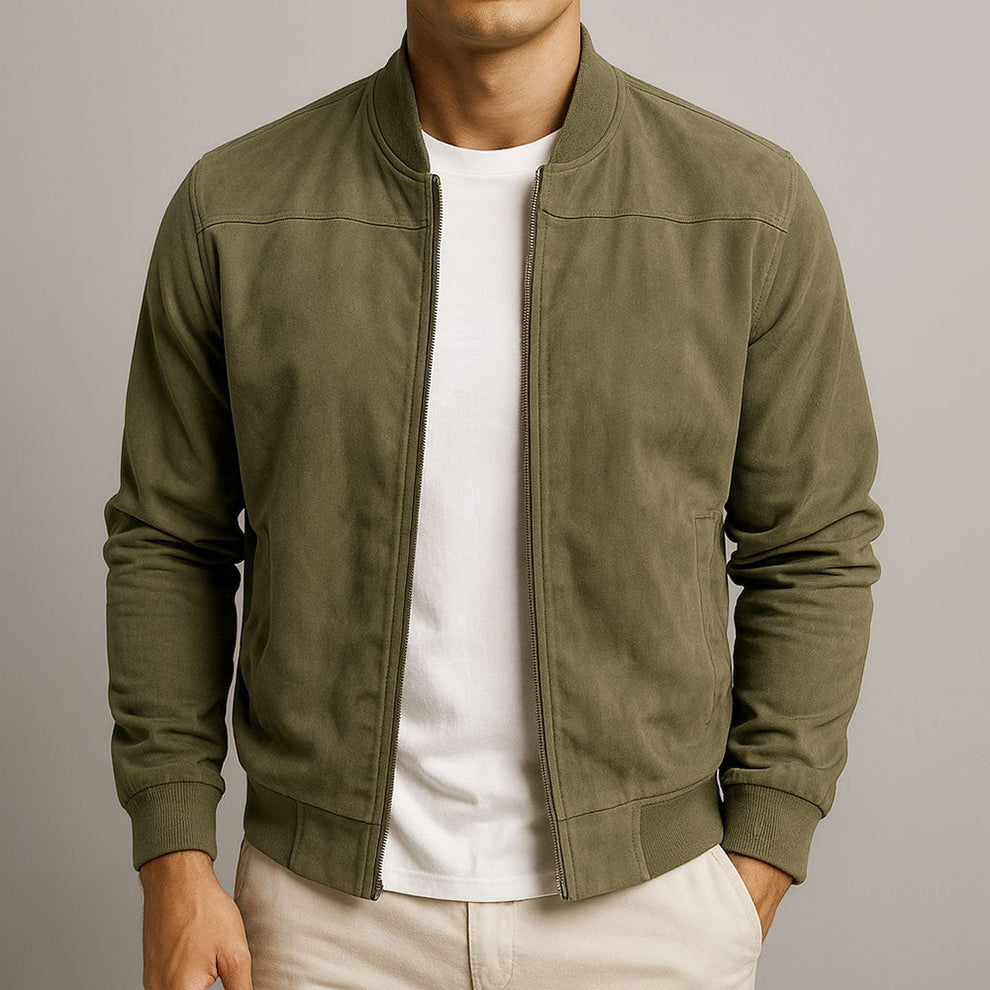 Men's Classic Bomber Jacket | Casual Streetwear
