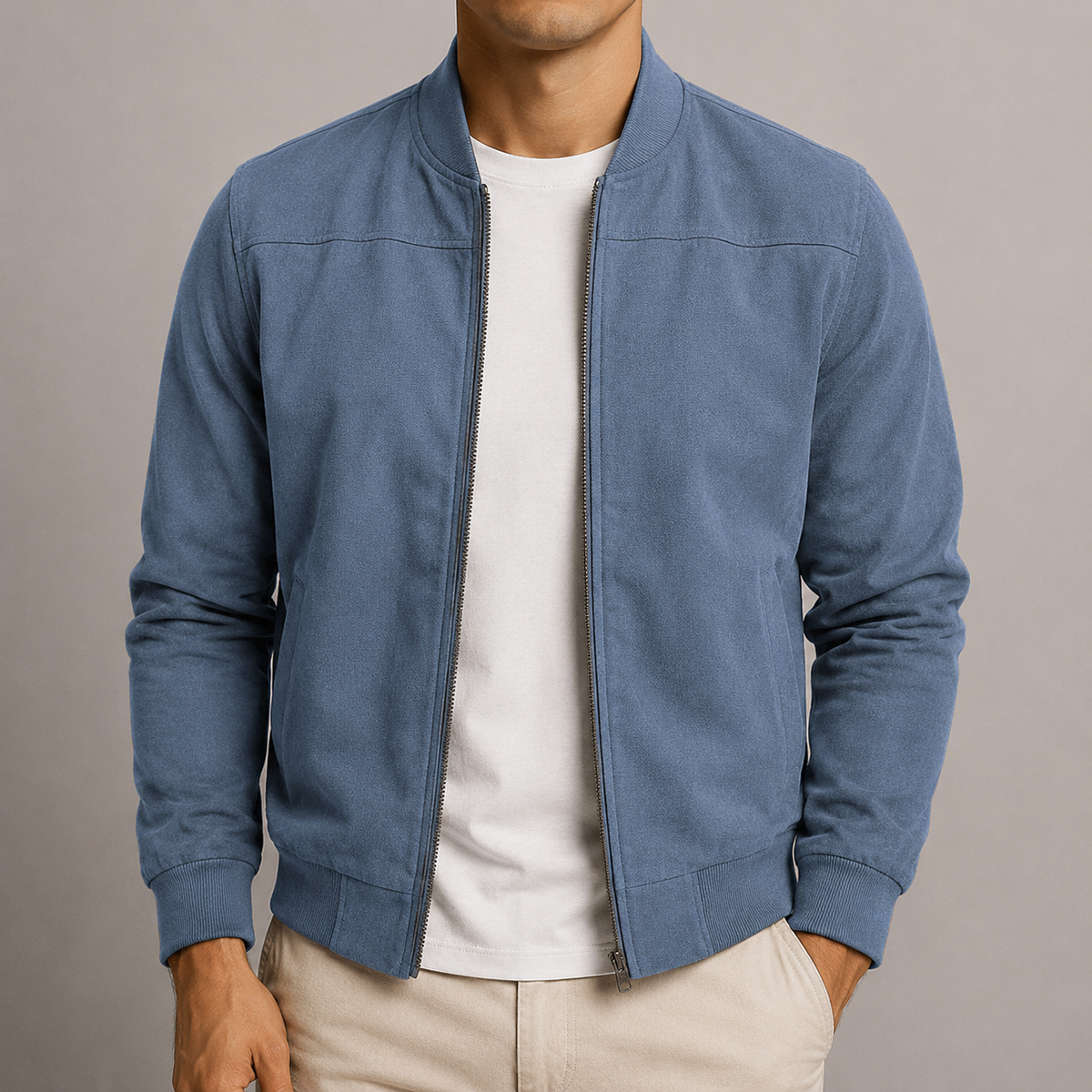 Men's Classic Bomber Jacket | Casual Streetwear