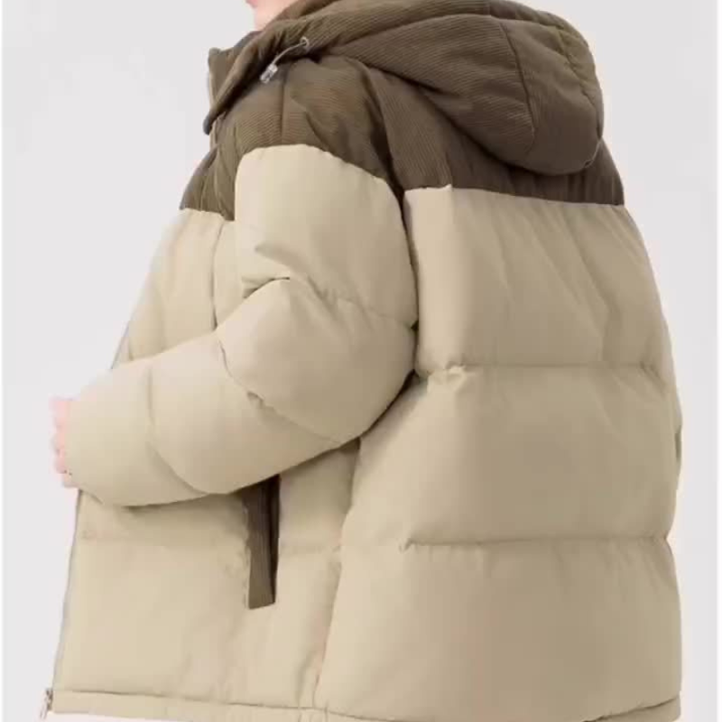 Men's Hooded Padded Winter Jacket | Warm & Windproof