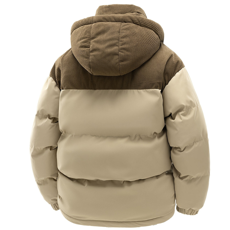 Men's Hooded Padded Winter Jacket | Warm & Windproof
