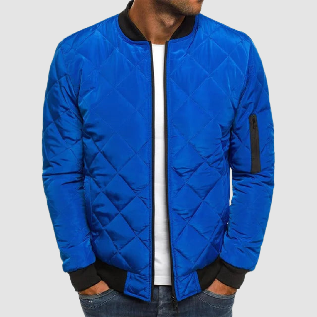 Men's Spring Jacket with Pockets | Classic Style