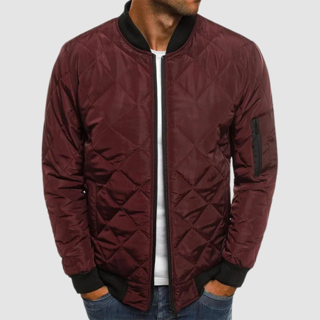 Men's Spring Jacket with Pockets | Classic Style