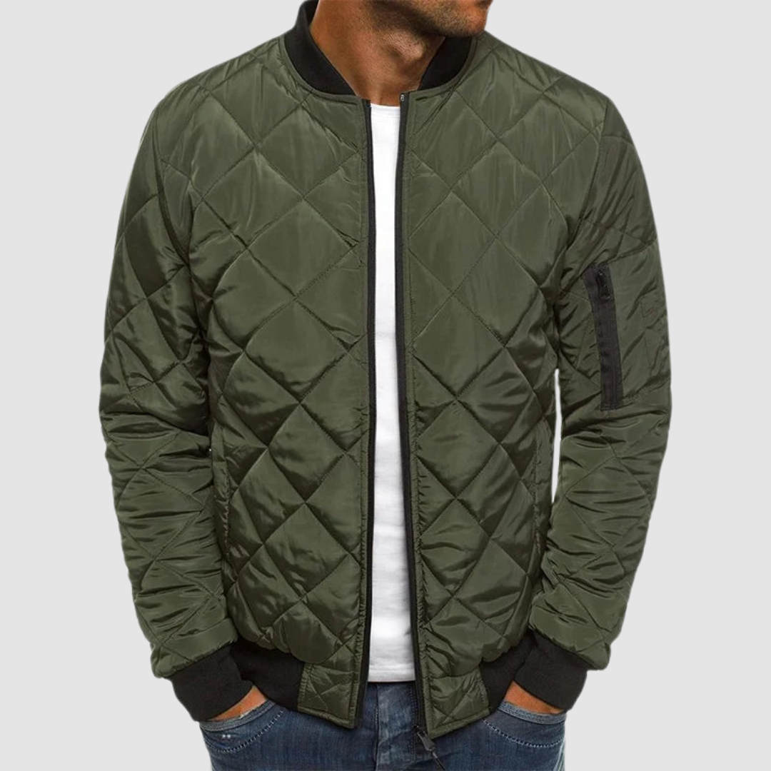 Men's Spring Jacket with Pockets | Classic Style