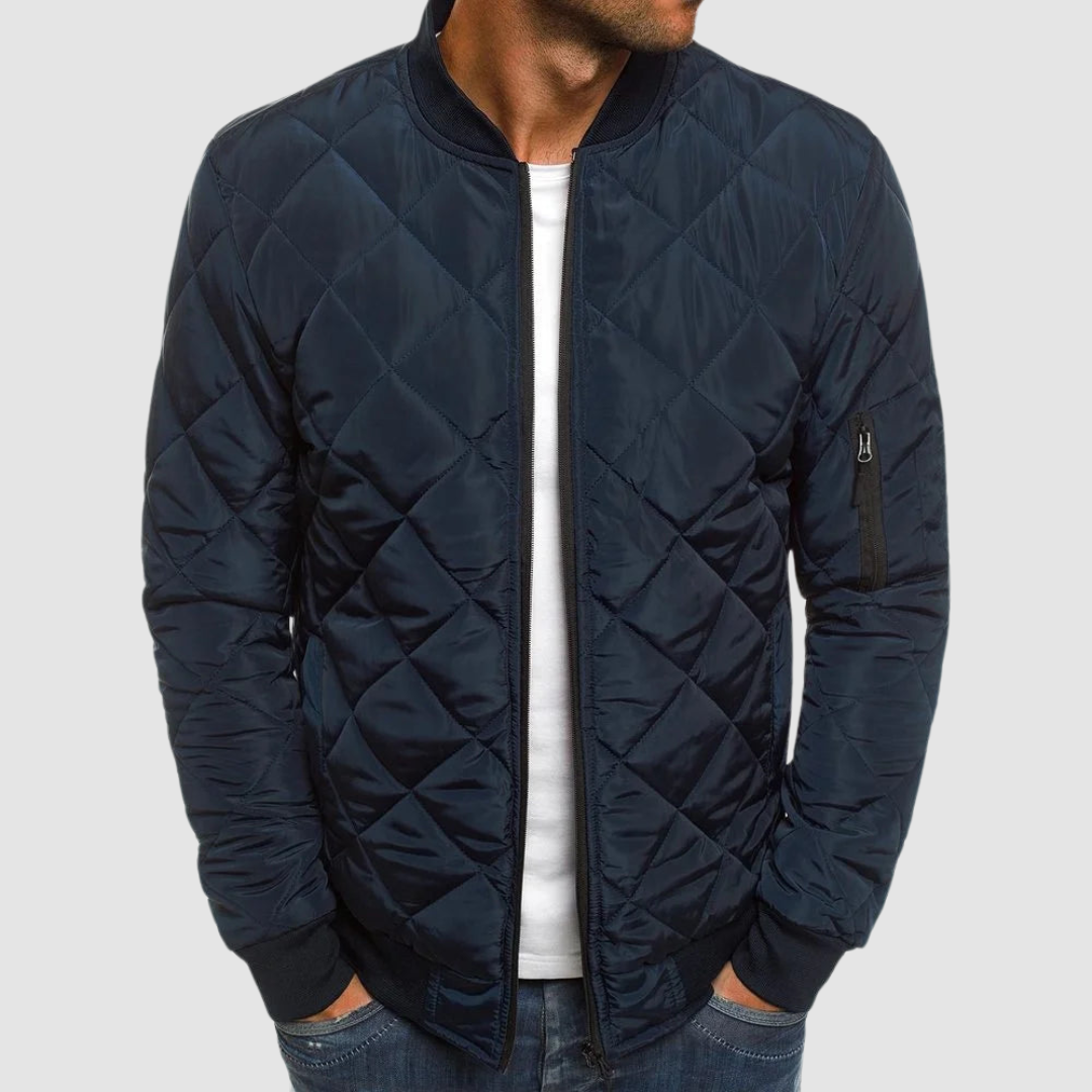 Men's Spring Jacket with Pockets | Classic Style