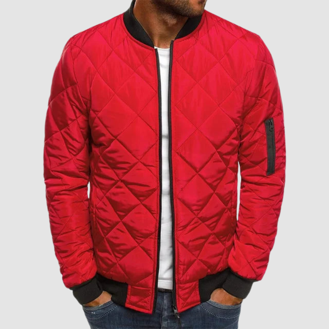 Men's Spring Jacket with Pockets | Classic Style