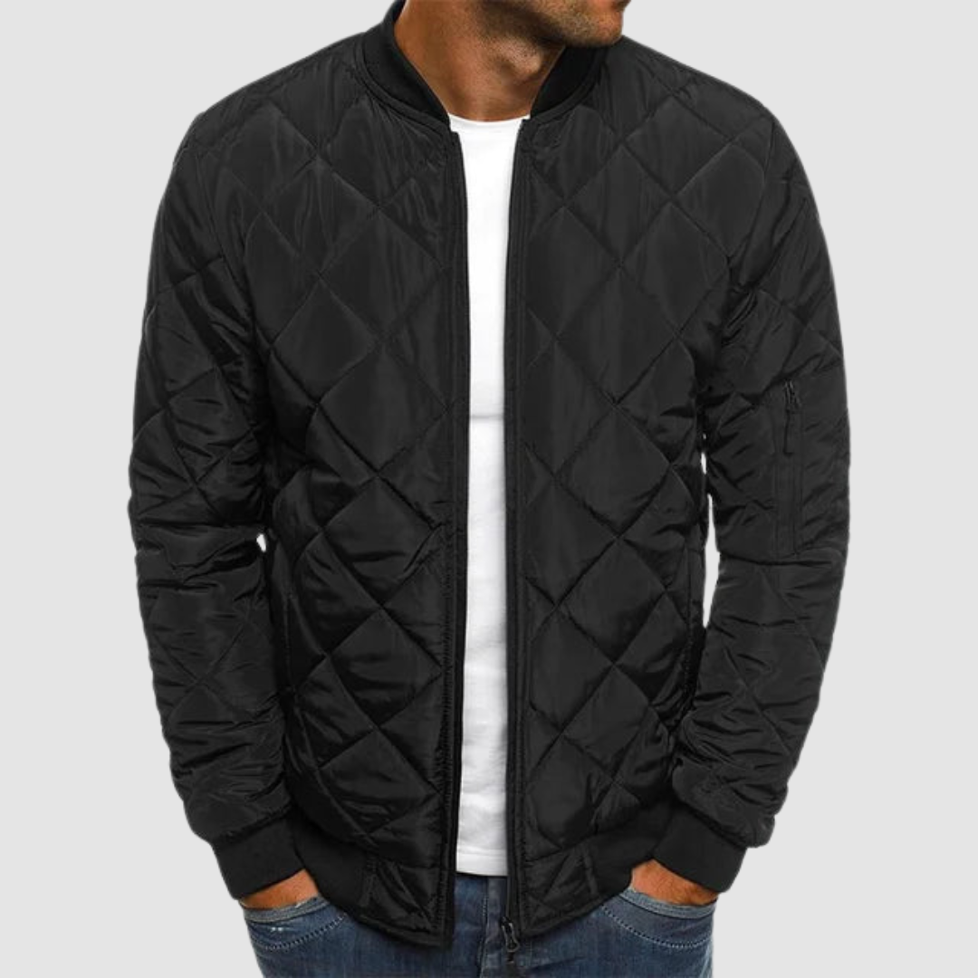 Men's Spring Jacket with Pockets | Classic Style