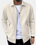 Men's Textured Athletic Jacket | Classic Sporty Cut