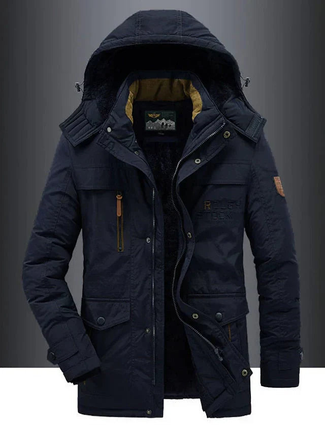 Men's Army-Style Winter Jacket | Warm & Rugged