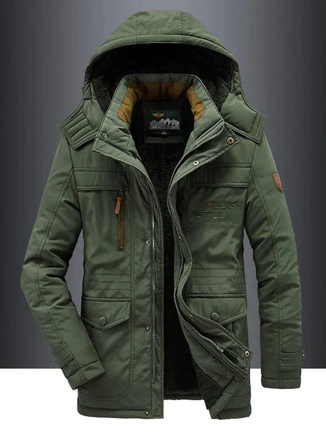 Men's Army-Style Winter Jacket | Warm & Rugged