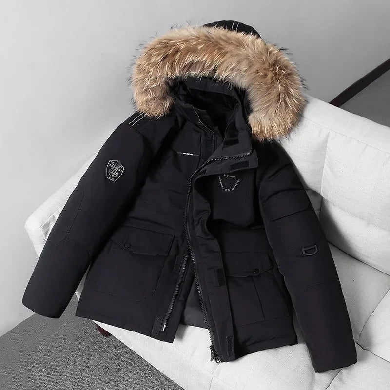 Men's Hooded Winter Jacket | Warm & Stylish