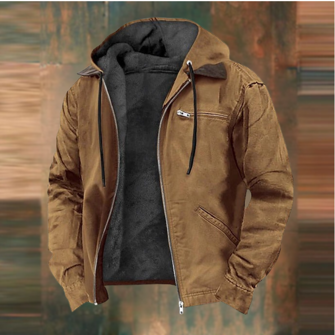 Men's Padded-Lined Winter Jacket | Classic Cut