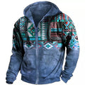 Men's Zip-Up Winter Jacket | Casual Hoodie Design