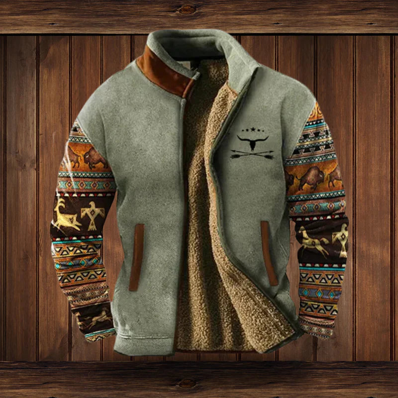 Men's Vintage Winter Jacket | Warm & Durable Outdoor