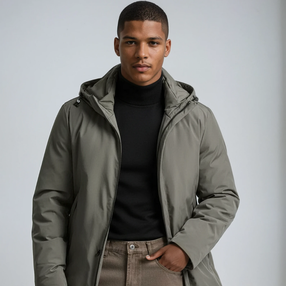 Men's Waterproof Winter Jacket | Warm Fit