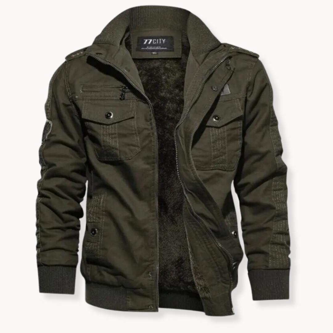 Men's Windproof Winter Work Jacket | Functional Design