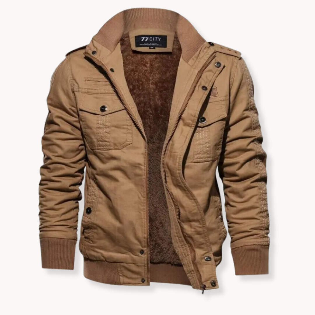 Men's Windproof Winter Work Jacket | Functional Design