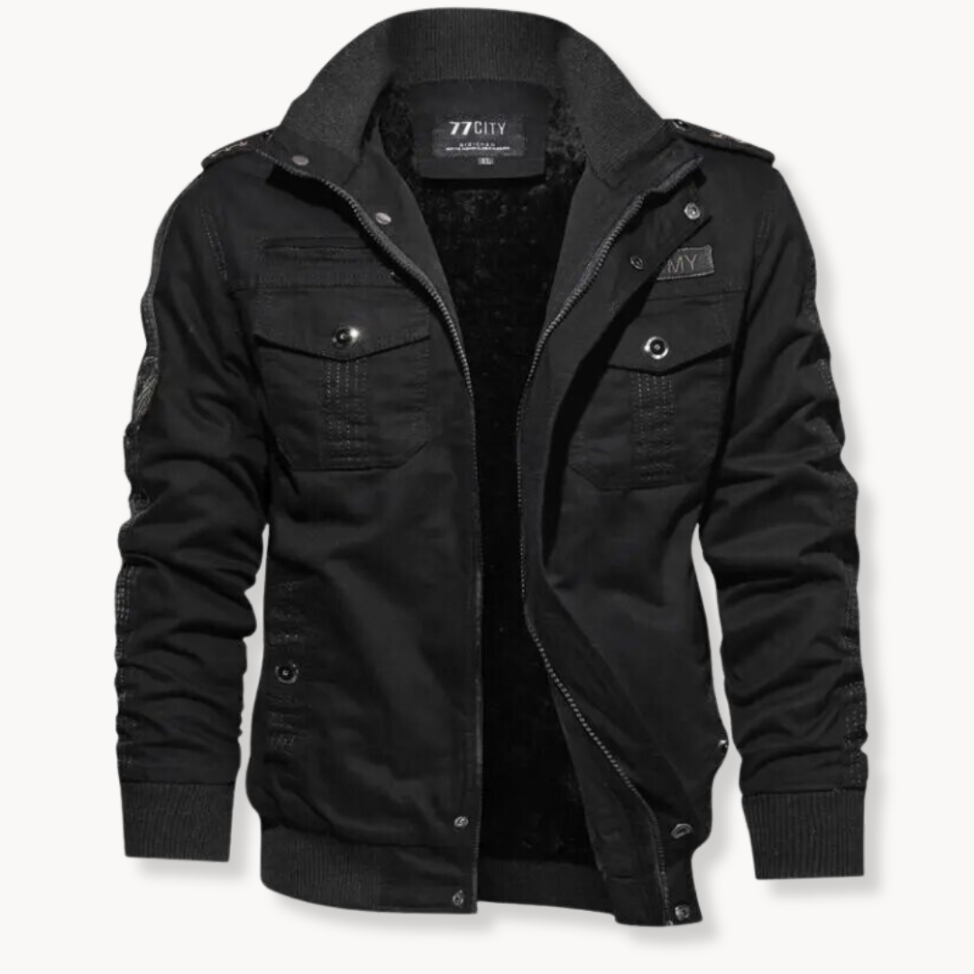 Men's Windproof Winter Work Jacket | Functional Design