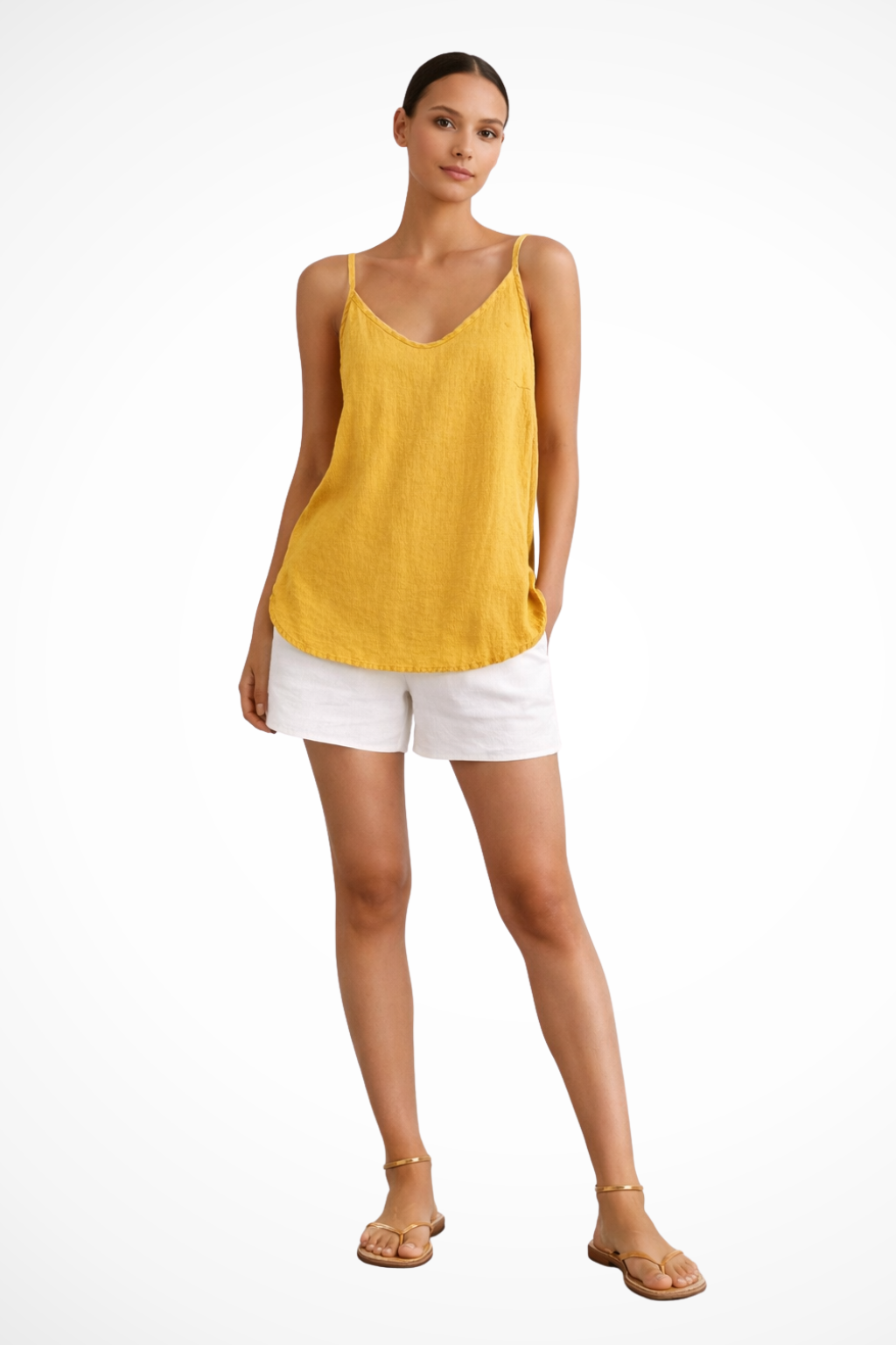 Julianna Relaxed V-Neck Top