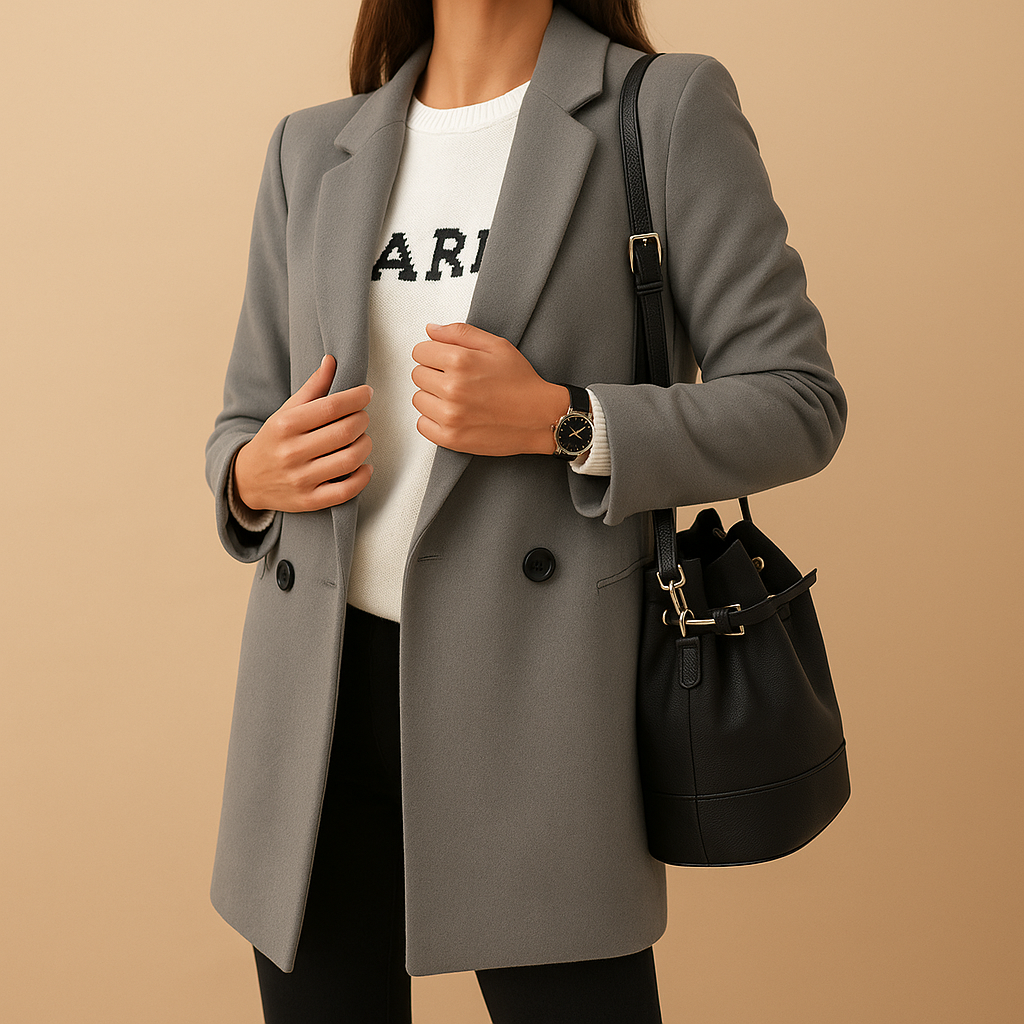 Long Jacket with Classic Cut