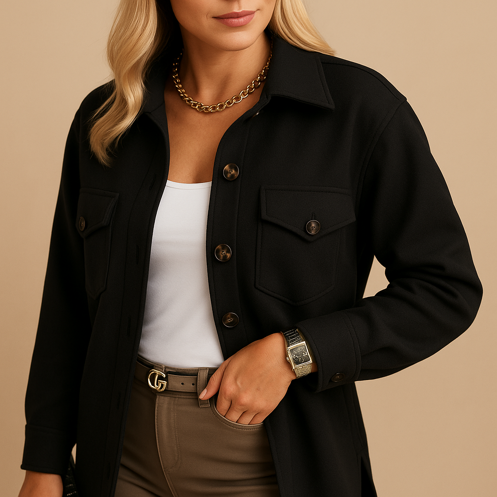Long Winter Coat with Tailored Silhouette