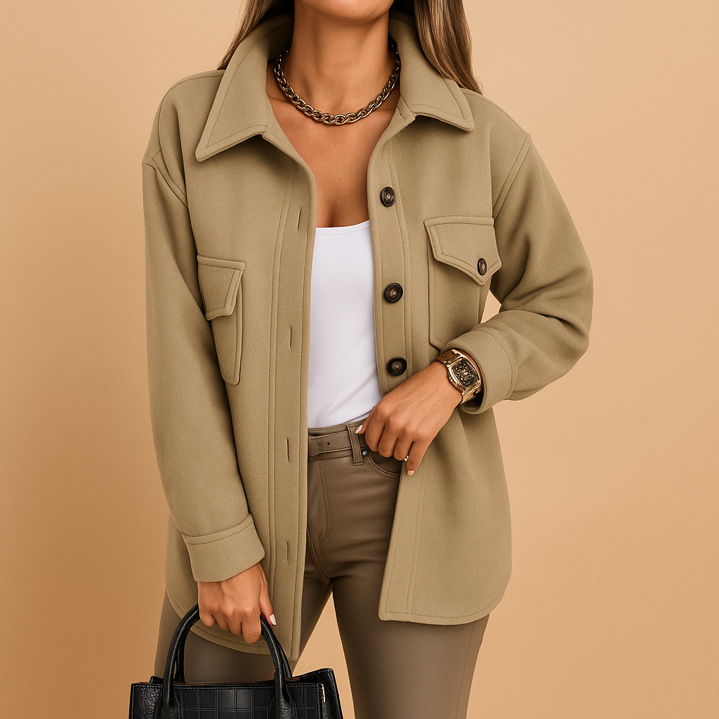 Long Winter Coat with Tailored Silhouette