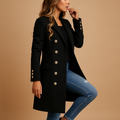 Long Trench Coat with Belt