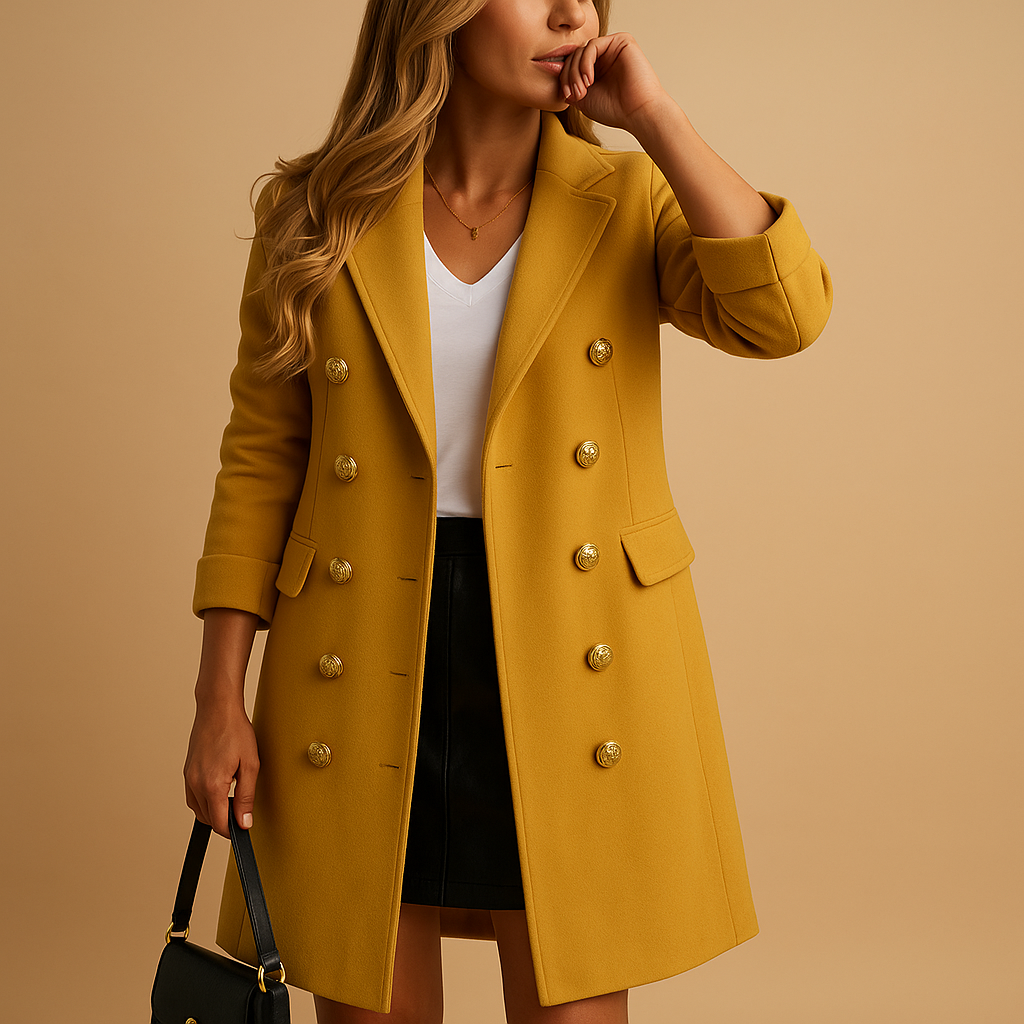 Long Trench Coat with Belt