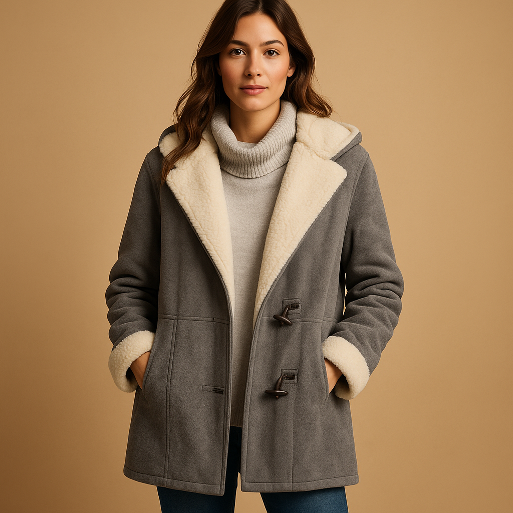 Long Hooded Winter Coat with Soft Lining