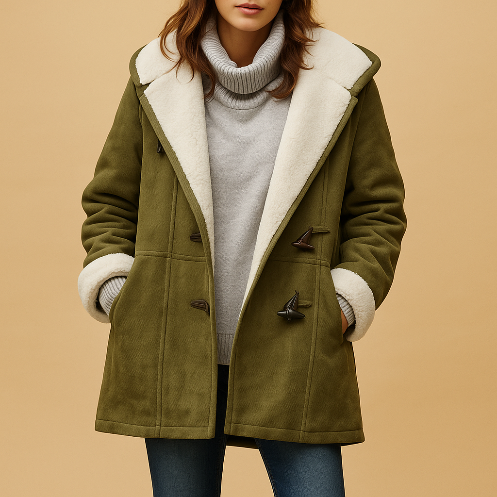 Long Hooded Winter Coat with Soft Lining