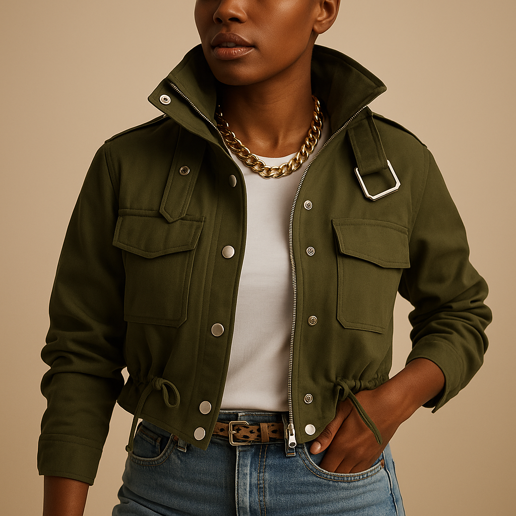 Lightweight Jacket with Modern Lines