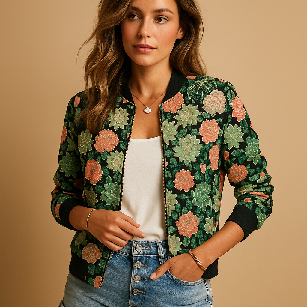 Lightweight Printed Jacket
