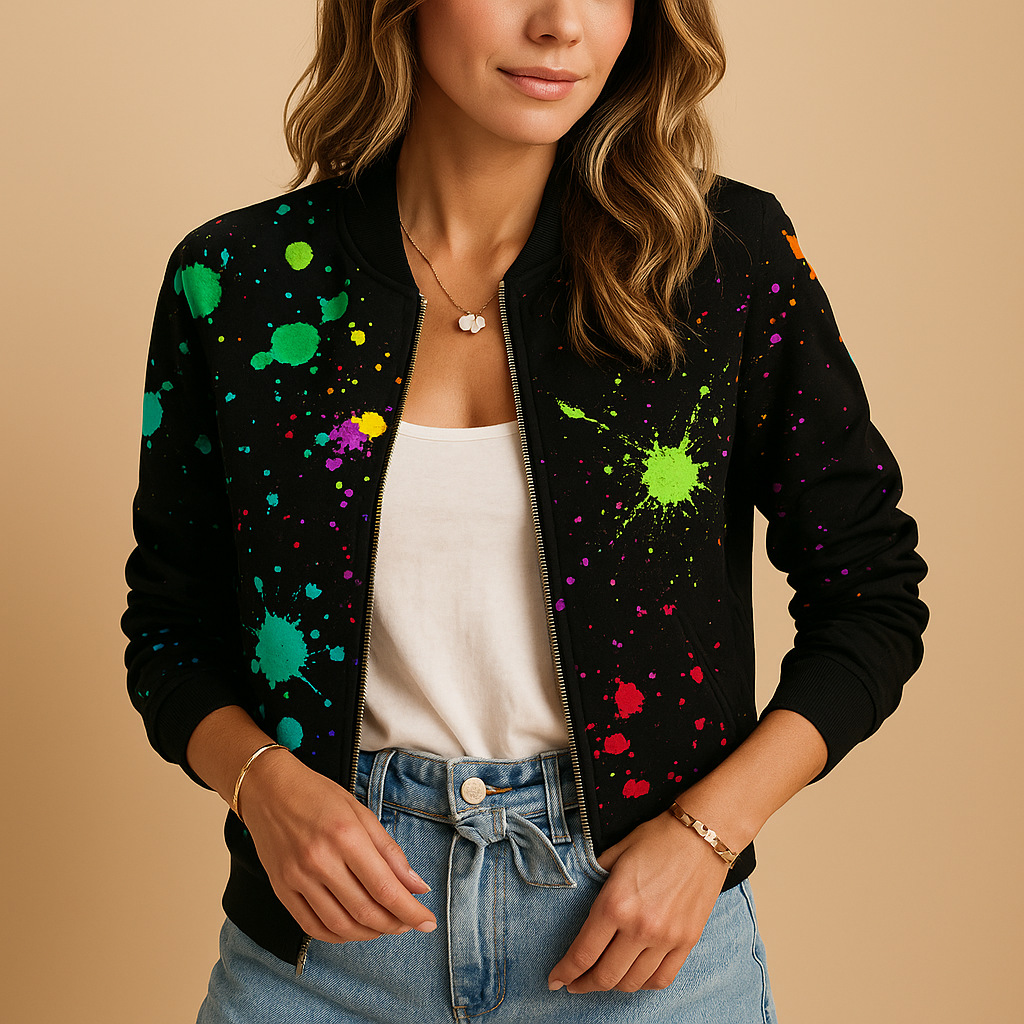 Lightweight Printed Jacket