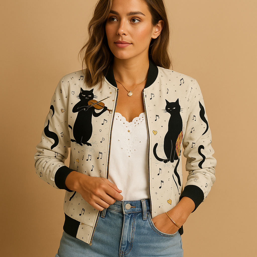 Lightweight Printed Jacket