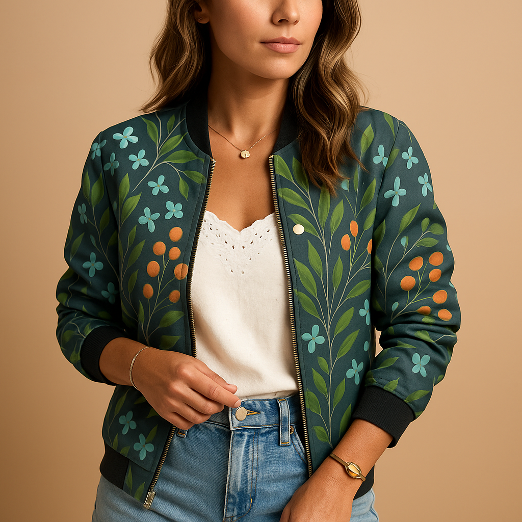 Lightweight Printed Jacket