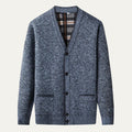 Quinn | Plaid Lined Button Up Cardigan