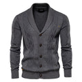 Knox | Shawl Collar Textured Cardigan
