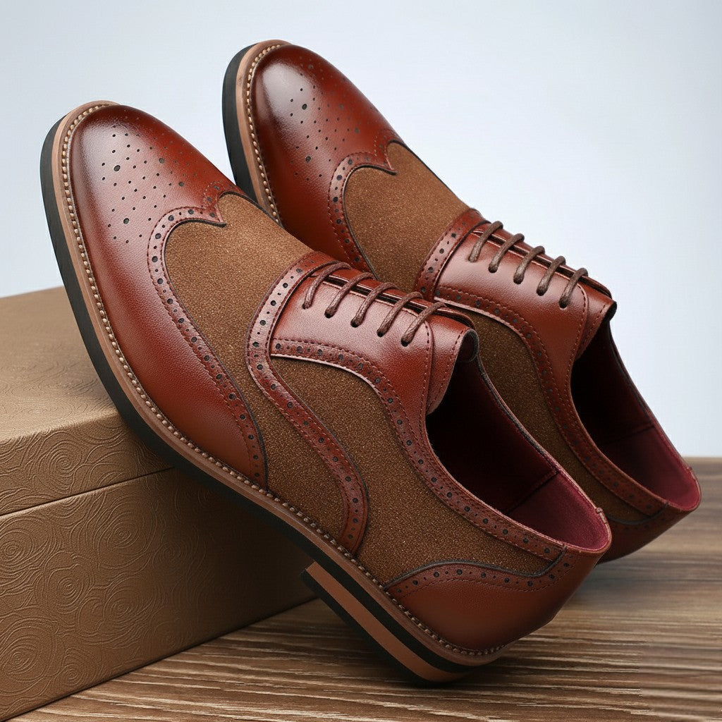 Monroe | Brogue Oxford Dress Shoes
