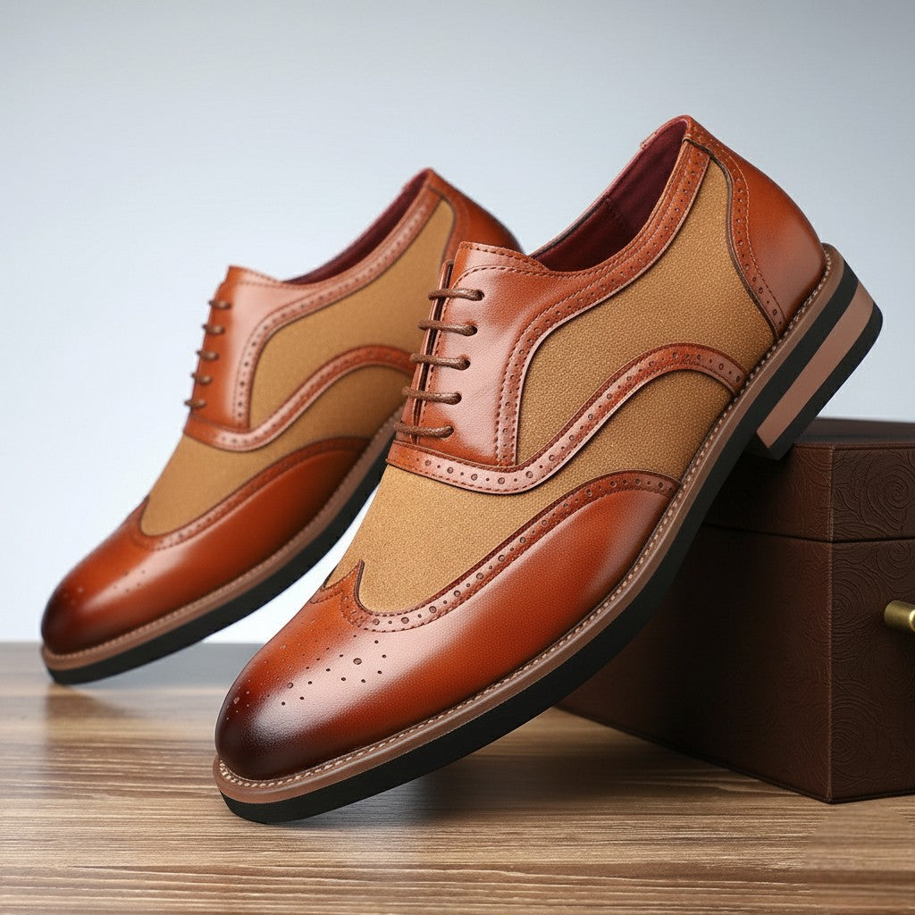 Monroe | Brogue Oxford Dress Shoes