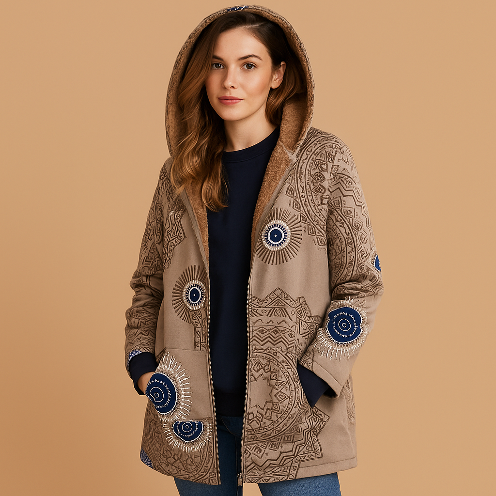 Reversible Thermal Jacket with Hood
