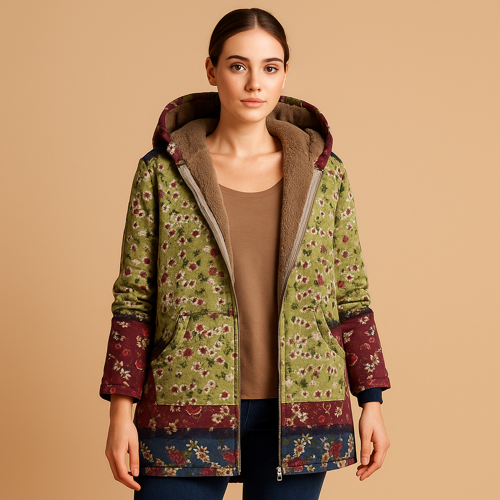 Reversible Thermal Jacket with Hood