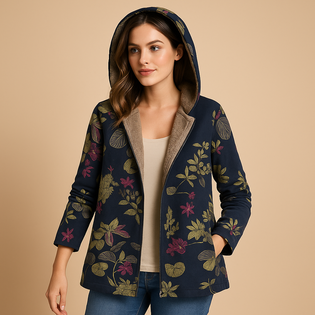 Reversible Thermal Jacket with Hood
