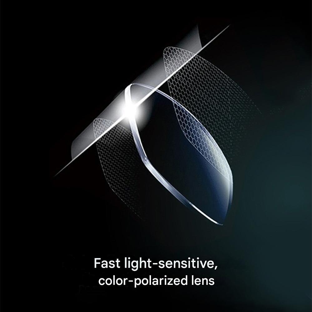 Unisex Photochromic Polarized Sunglasses