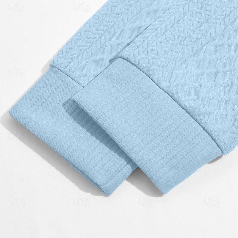 Kester | Textured Quarter-Zip Sweater