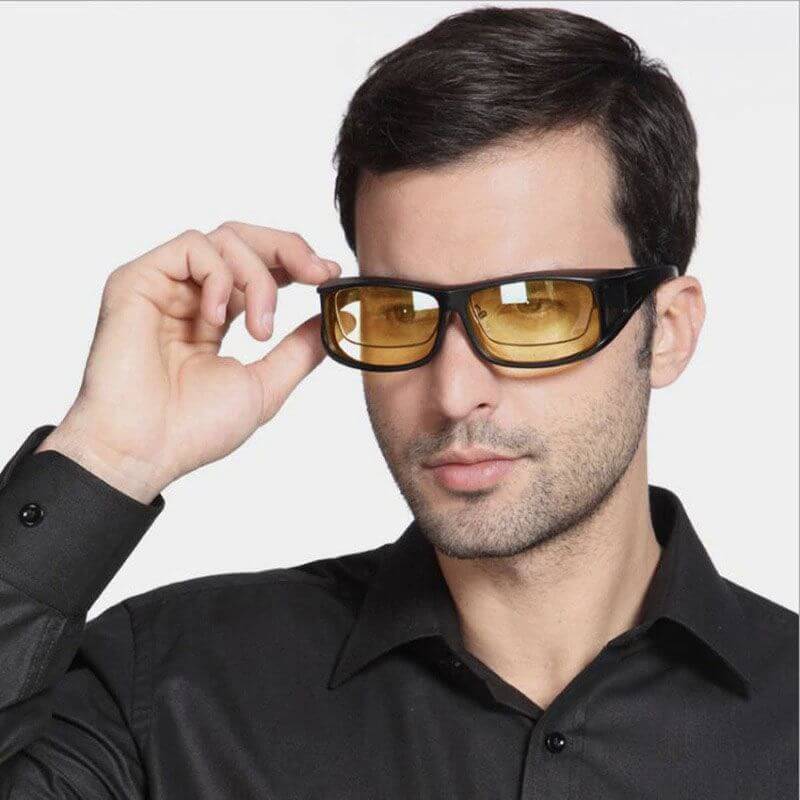 Unisex Anti-Glare Night Vision Glasses with Polarized UV Protection