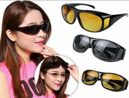 Unisex Anti-Glare Night Vision Glasses with Polarized UV Protection