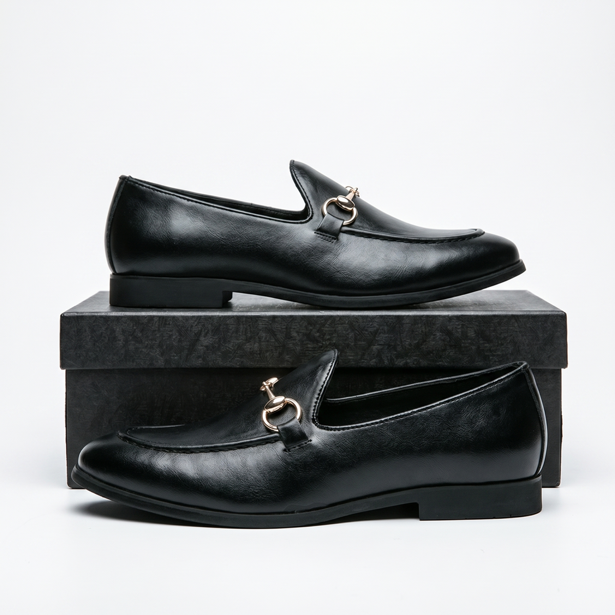 Underwood | Bit Buckle Leather Loafers