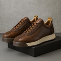 Vernon | Cushioned Leather Court Sneakers