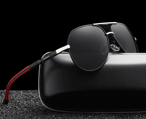 Men's UV400 Sunglasses with Vintage Style and Durable Design