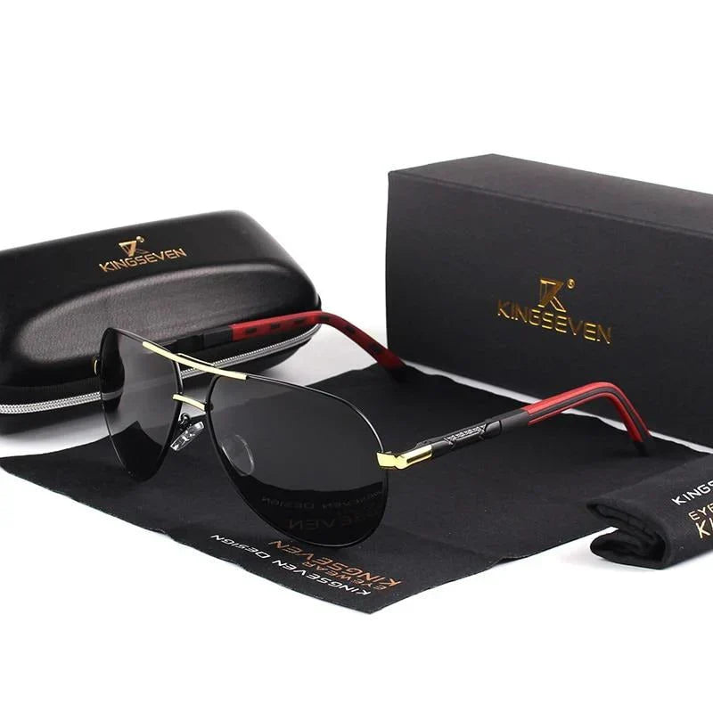 Men's UV400 Sunglasses with Vintage Style and Durable Design